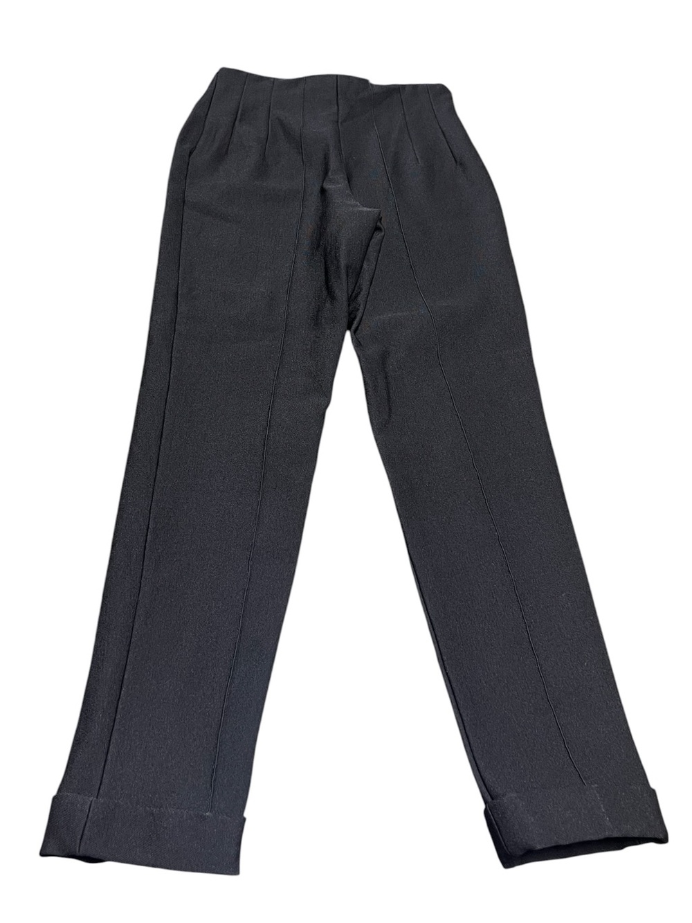 Salvatore Ferragamo women’s black high rise slim cut trousers Made in Italy - Picture 2 of 15